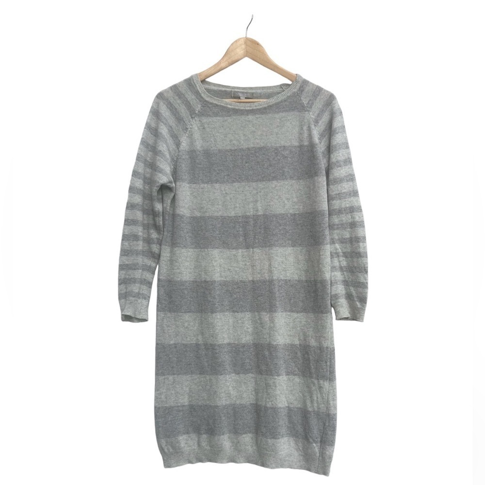 CARINA Ricci merino wool blend made in Italy knit striped sweater dress sz small